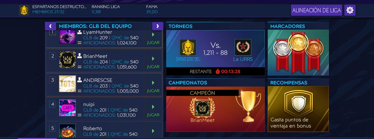 MtsFoseck's tweet photo. @XXXXXXX36536451 @tutiofifa @TeamVCyt @TheWelling21 Manda la soli Bro,estamos por iniciar 4000 pts de ventaja. https://t.co/KQaqHFjwKT