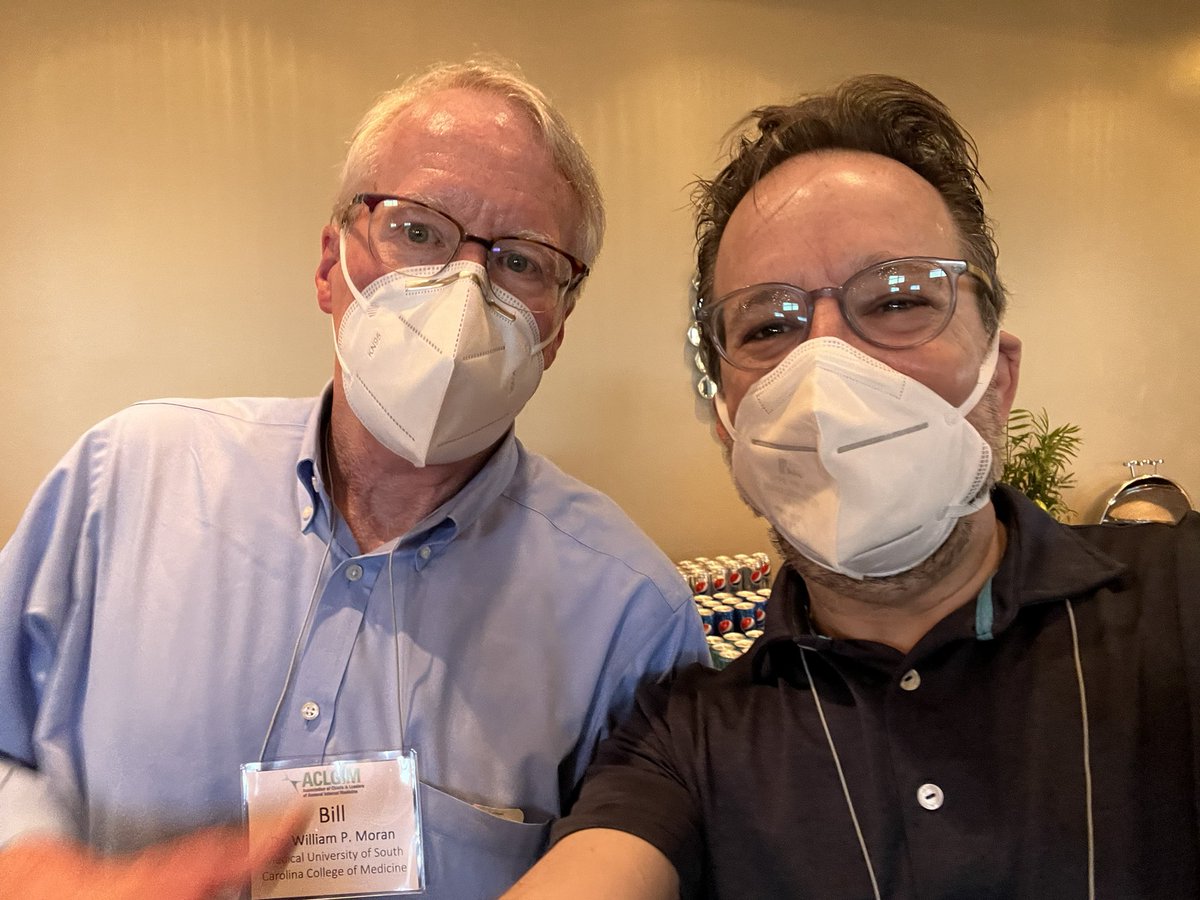 StefanKertesz's tweet photo. I knew him already but was so thankful to re-meet Dr Bill Moran, who serves as chief of General Internal Medicine at Medical University of South Carolina
To learn it means to lead/guide/assist in general internal medicine, the #ALCGIM of @SocietyGIM is a great place to start! https://t.co/tzJUVxhlVd
