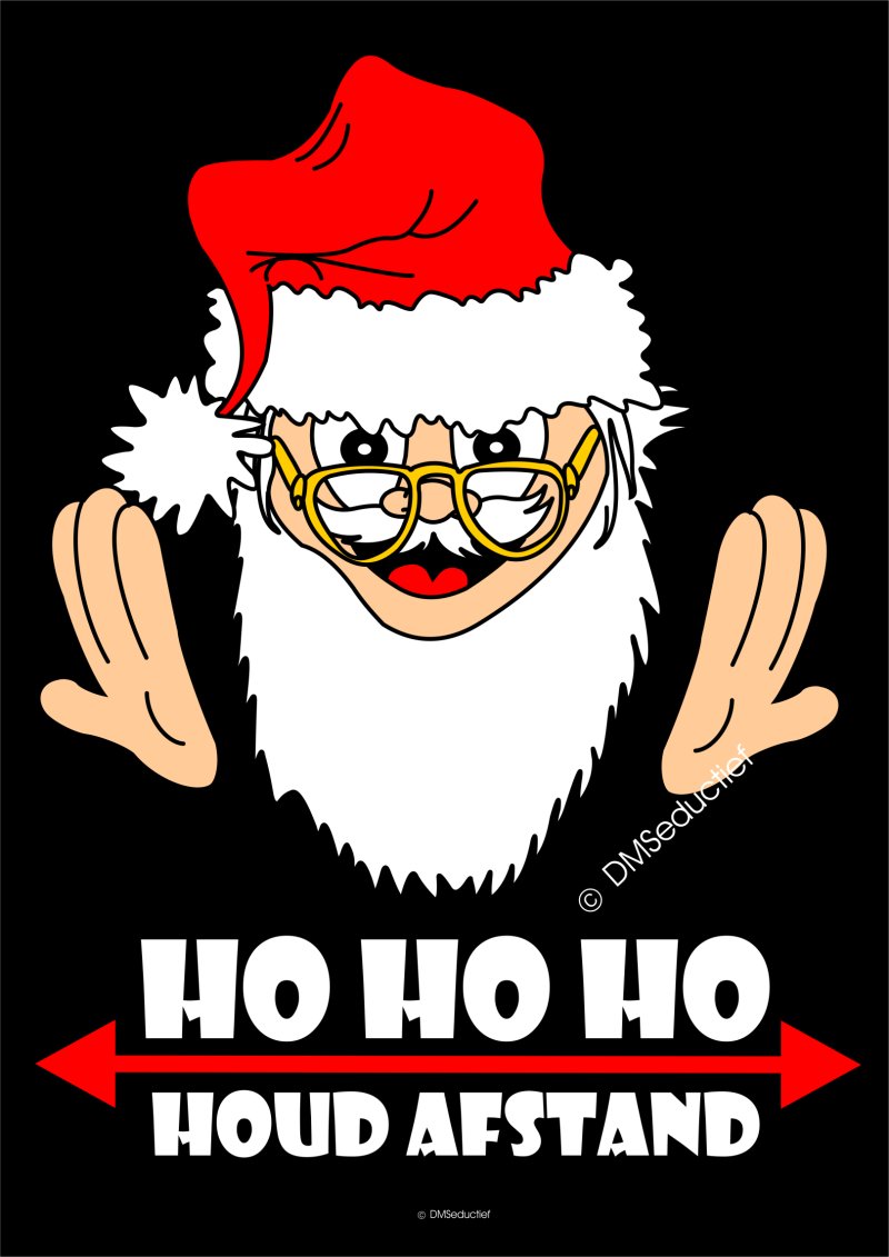 De leuke 'Houd afstand' Kerst poster is weer verkrijgbaar. Origineel en ludiek! Ontvang de poster gratis bij een bestelling, of bestel de poster zelf en ontvang hem dubbel! #houdafstand #corona #anderhalvemetersamenleving #COVID19 #posters