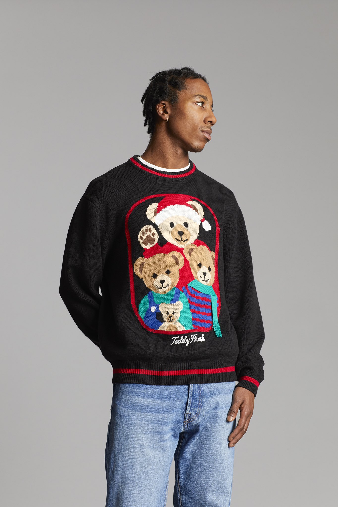 Teddy fresh embroidered clearance sweater