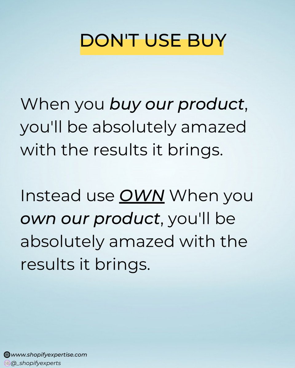 _shopifyexperts's tweet image. These words are Killing your sales.

#Sales 
#onlineshopping 
#salestips