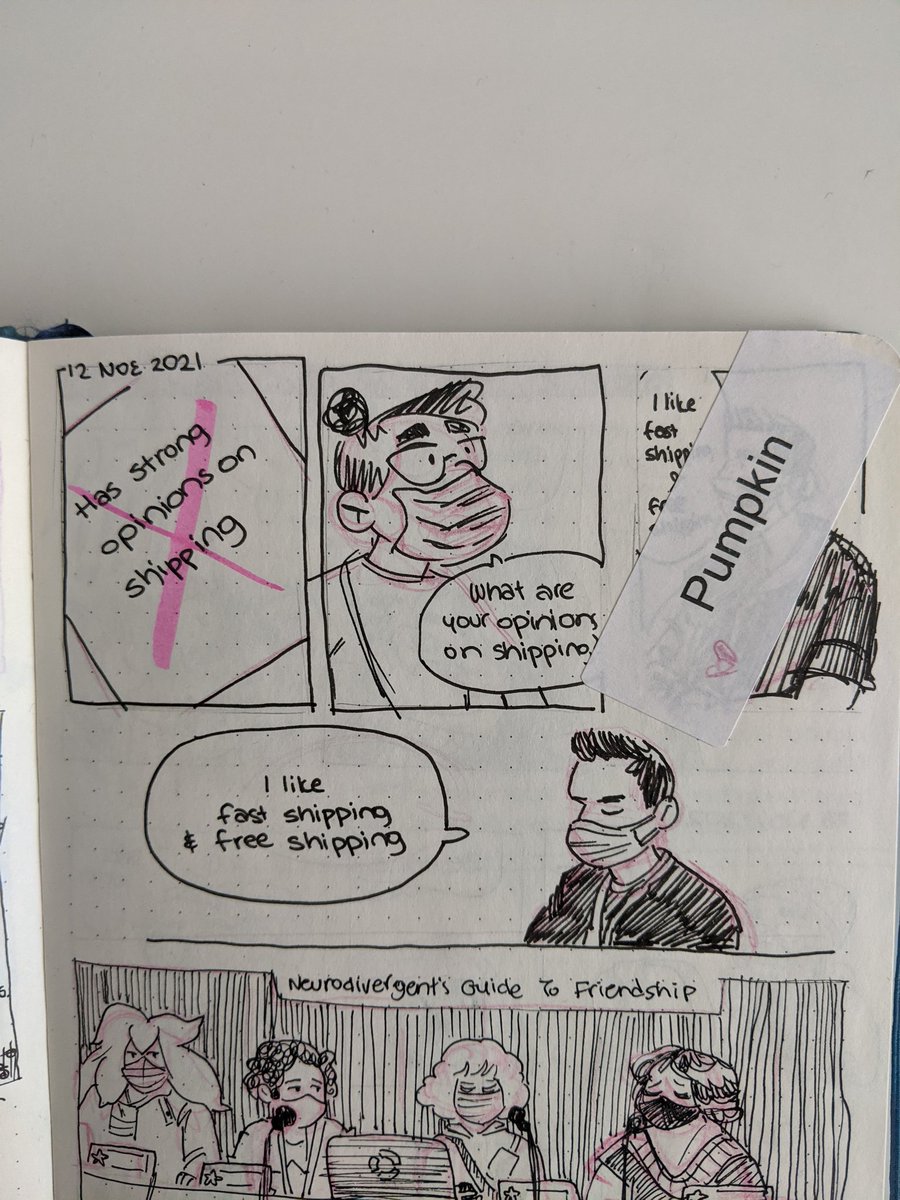 SmarMakesComics's tweet photo. I've started a comic diary (again), this time on paper https://t.co/bWGVhJ3qIF