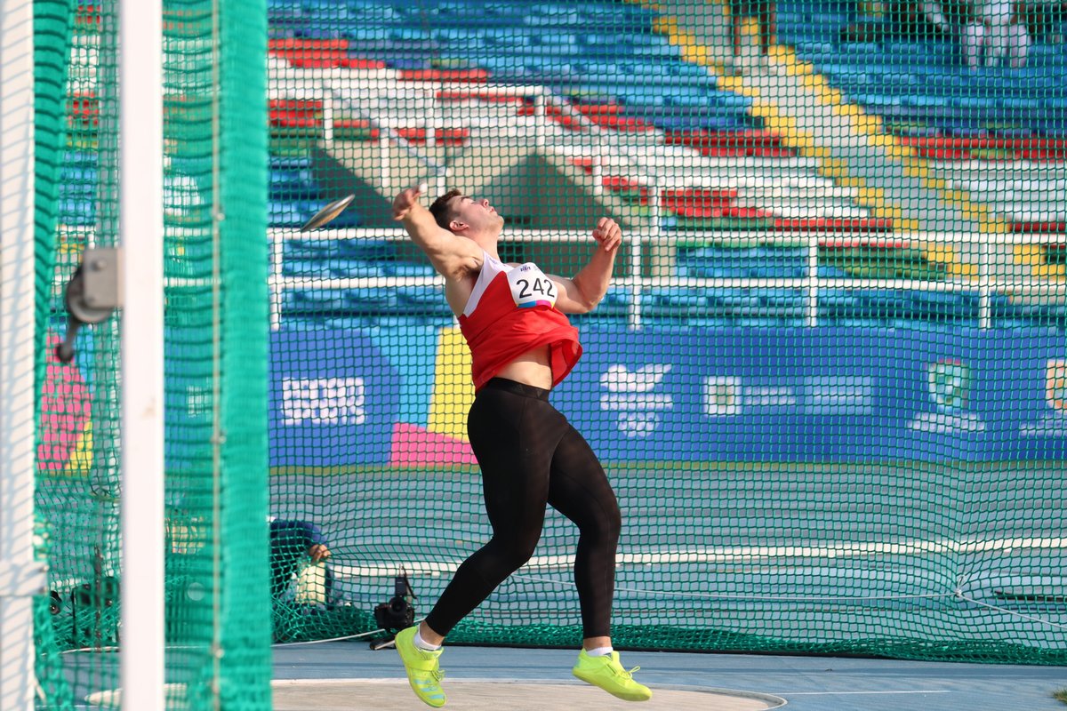 ¡Chile sumó una nueva presea para su país! 🇨🇱

Lucas Nervi Schmidt buscó desde su primer lanzamiento la medalla de oro y lo logró.🥇

🇨🇺 Los cubanos Mario Alberto Díaz Torres
y Anyel Ernesto Álvarez Samper completaron el podio ganando plata y bronce, respectivamente. 🥈🥉

👏👏👏