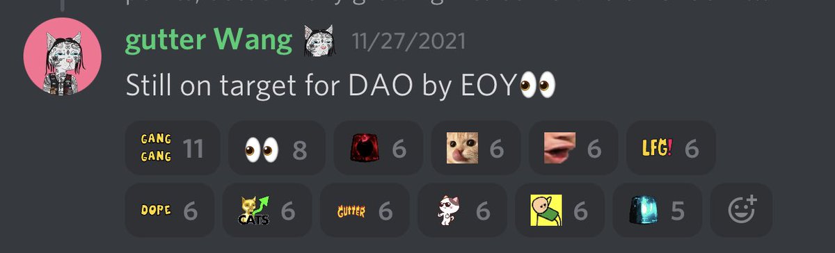 Gutter DAO soon come 💕 <a href="/GutterCatsDAO/">Gutter Cat Gang DAO</a>