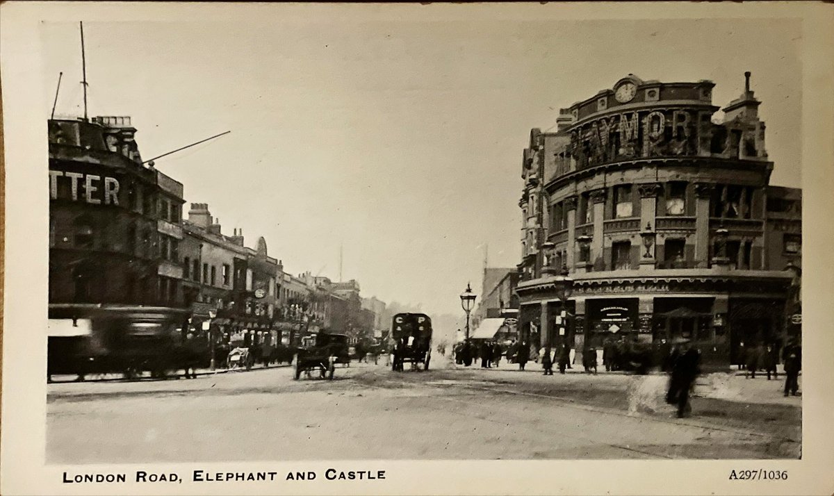 London Road, Elephant and Castle. Not posted. 

#London #OldLondon #History #Postcards #OldPostcards #ElephantAndCastle #SouthLondon