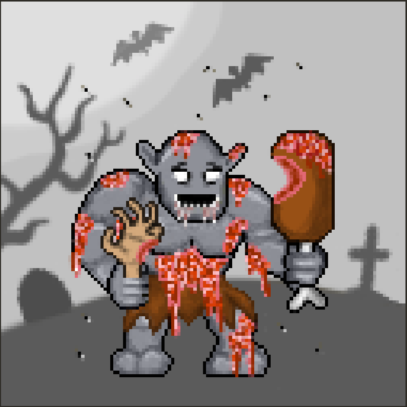 A rare Zombie Orc has risen from the dead..

<a href="/byzantion_xyz/">Indexer</a> <a href="/stxnft/">stxnft.com is now Gamma.io</a> <a href="/STXNFTCalendar/">STX NFT Calendar</a> #nft #nfts #stacks #stacksnft