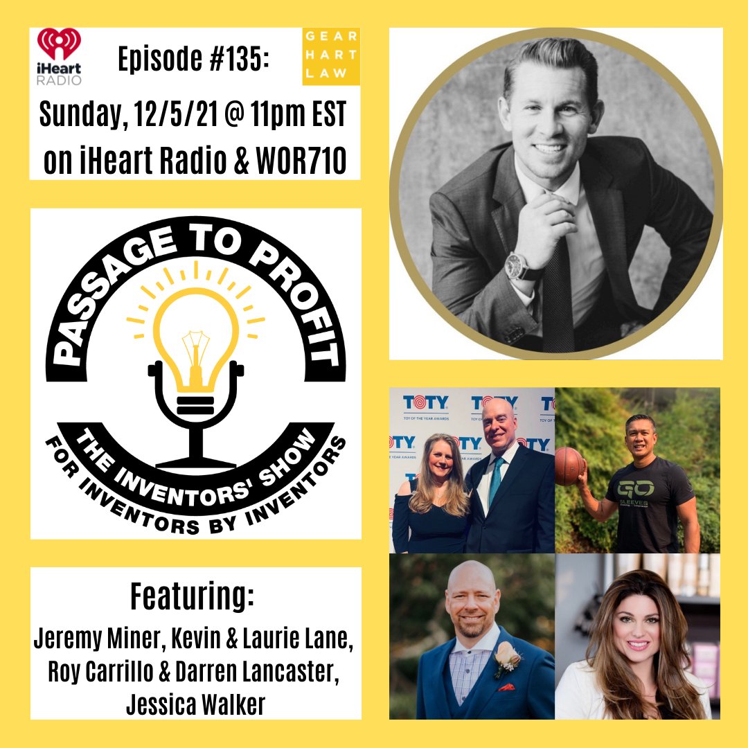 passagetoprofit's tweet photo. ๐ฃANNOUNCING THE AMAZING GUESTS ON TONIGHT's #PassagetoProfit!
๐@jeremyleeminer1 @7thlevelhq
๐#KevinLane #LaurieLane @createacastle๐คพโโ๏ธ#RoyCarrillo #DarrenLancaster @gosleeves4life
๐โโ๏ธ #JessicaWalker #JWalkerSalon
๐ป12/5 @ 11pm ET @iHeartRadio @wor710 https://t.co/nY80hVTjwx๐ https://t.co/gatt8fNrpu