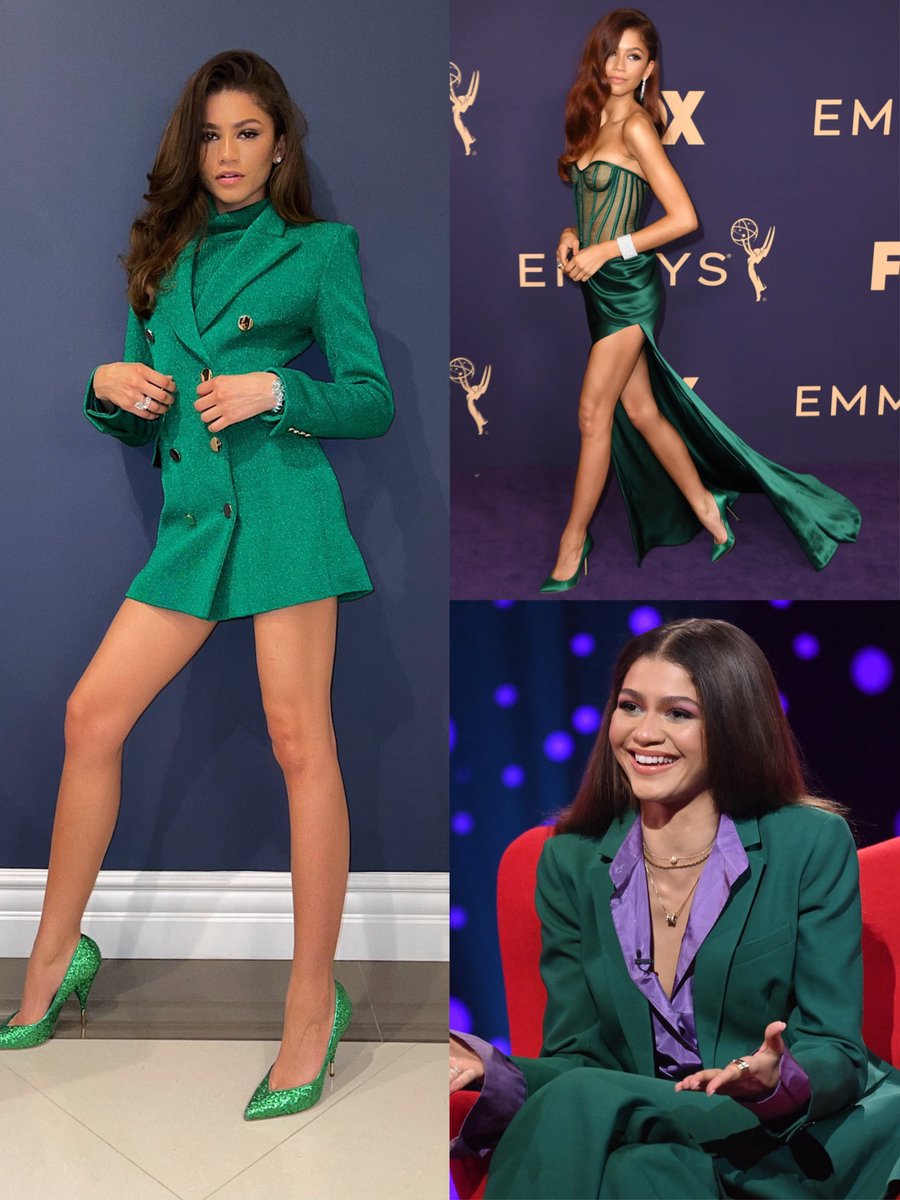 dayapeters's tweet photo. zendaya owning the color green… just wow https://t.co/WOA4GqSqjF