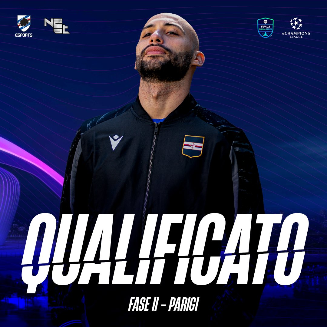 Nest_esports_gg's tweet photo. 🎮| @Giovhy69 si qualifica alla prossima fase della eChampions league che si terrà offline a #parigi 🔥
#gonest 💪
#ps5 #eChampionsLeague #Fifa22 #fut22 #sampdoriaesports #competitive #gonext #gonest https://t.co/VanazQdWsV