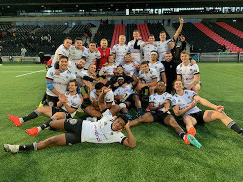 ⚫️⚪️ Bravo à nos jeunes Espoirs qui ont retrouvé le chemin de la victoire en s’imposant sur la pelouse du LOU Rugby sur le score de 11 à 23