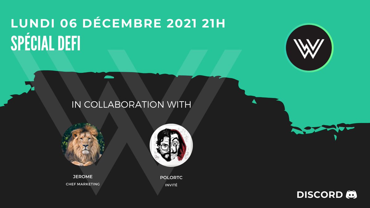 WetradeC's tweet image. 📌On se retrouve demain soir pour un live avec PoloRTC découvrir la DeFi et une partie des applications que l'on peut en faire.
Rendez-vous sur notre discord à 21h 
➡️ discord.gg/EtPgPFHkzx

#DeFi #crypto #Wetrade