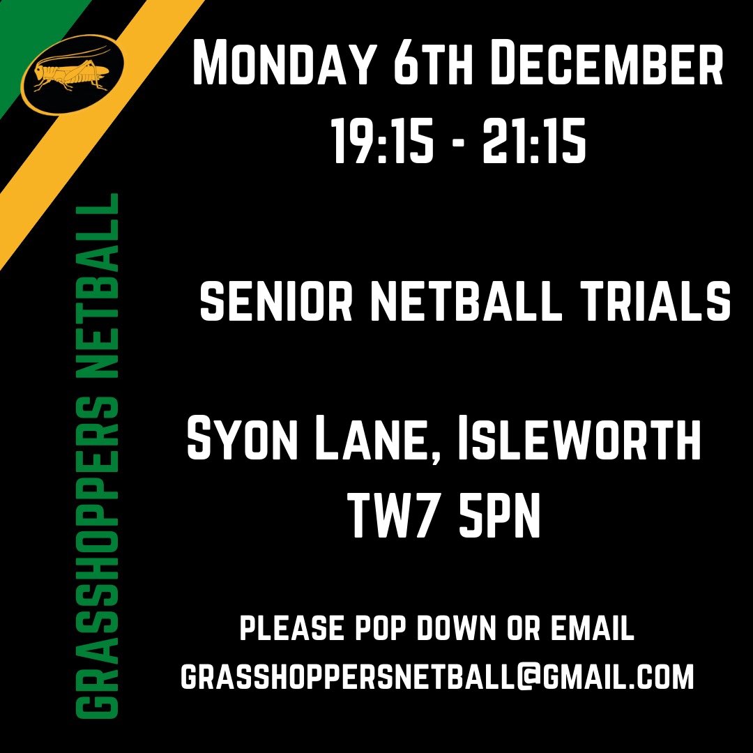 #Netball #Netballer #NetballIsLife #SeniorNetball #WomenInSport #NetballFamily #WestLondon #Hounslow #Osterley #Isleworth #Brentford #Chiswick #Acton #Hanwell #Kew #Richmond #Ealing #Twickenham #StMargarets #MiddlesexNetball