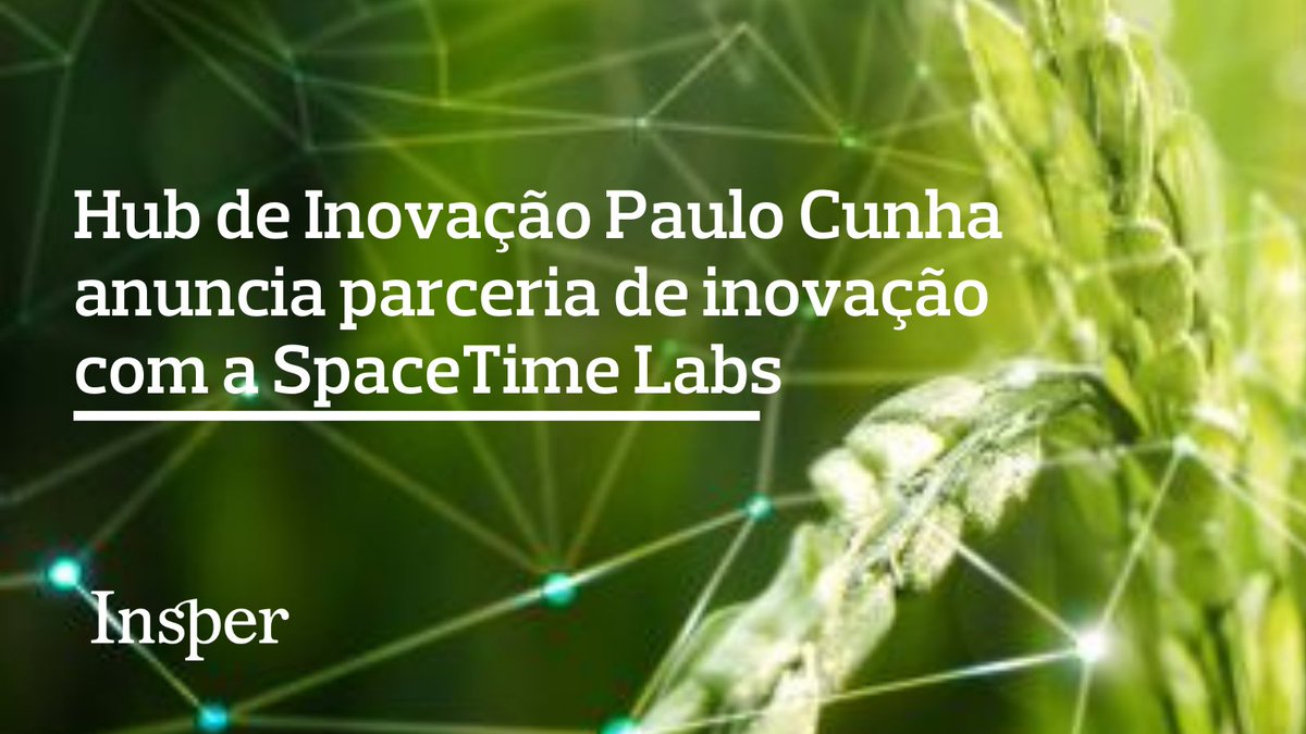 Insper's tweet photo. Trabalho em conjunto será o primeiro conduzido pelo Hub de Inovação e busca a concepção, a prototipagem e a validação experimental de um conjunto de sistemas robóticos autônomos para uso na agricultura. 

Confira a matéria completa pelo link: https://t.co/Jr9fXrHavE

#SomosInsper https://t.co/3DZdBOjQEw