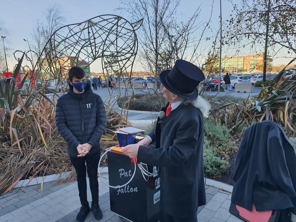 Kicking off the Christmas entertainment today at Liffey Valley today.<a href="/atLiffeyValley/">Liffey Valley</a>