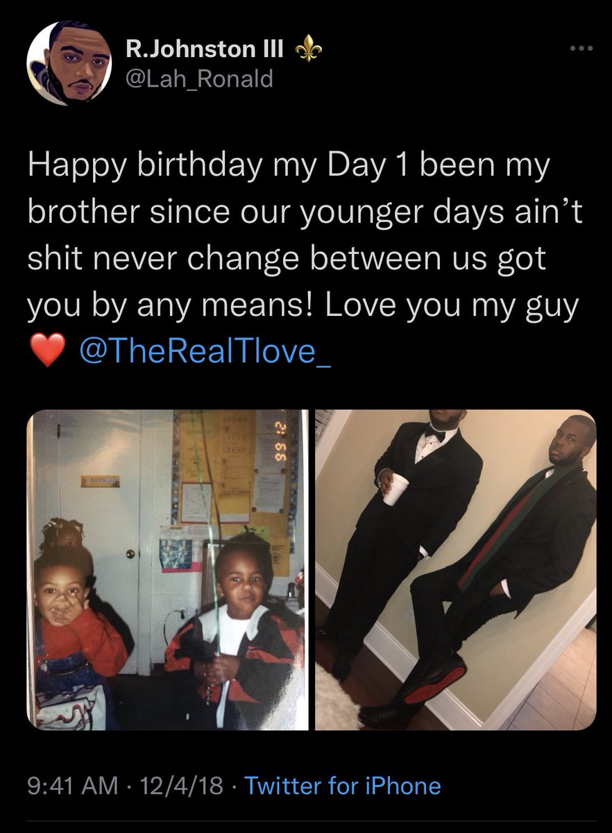 TheRealTlove_'s tweet photo. When I start stressing I get bored might spend a couple band that sh*t tickle๐๐๐ฅณHappy Birthday To me!
#RestBitty Long Live My brother I miss you bro ๐๐๐๐ I gotta run it up 2x as hard cuz itโs for both of us https://t.co/vXsZ0QVGdK