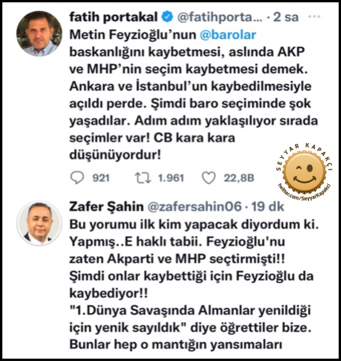 Bu cevap ayakta alkışlanır😃👏👏
<a href="/zafersahin06/">Zafer Şahin</a>