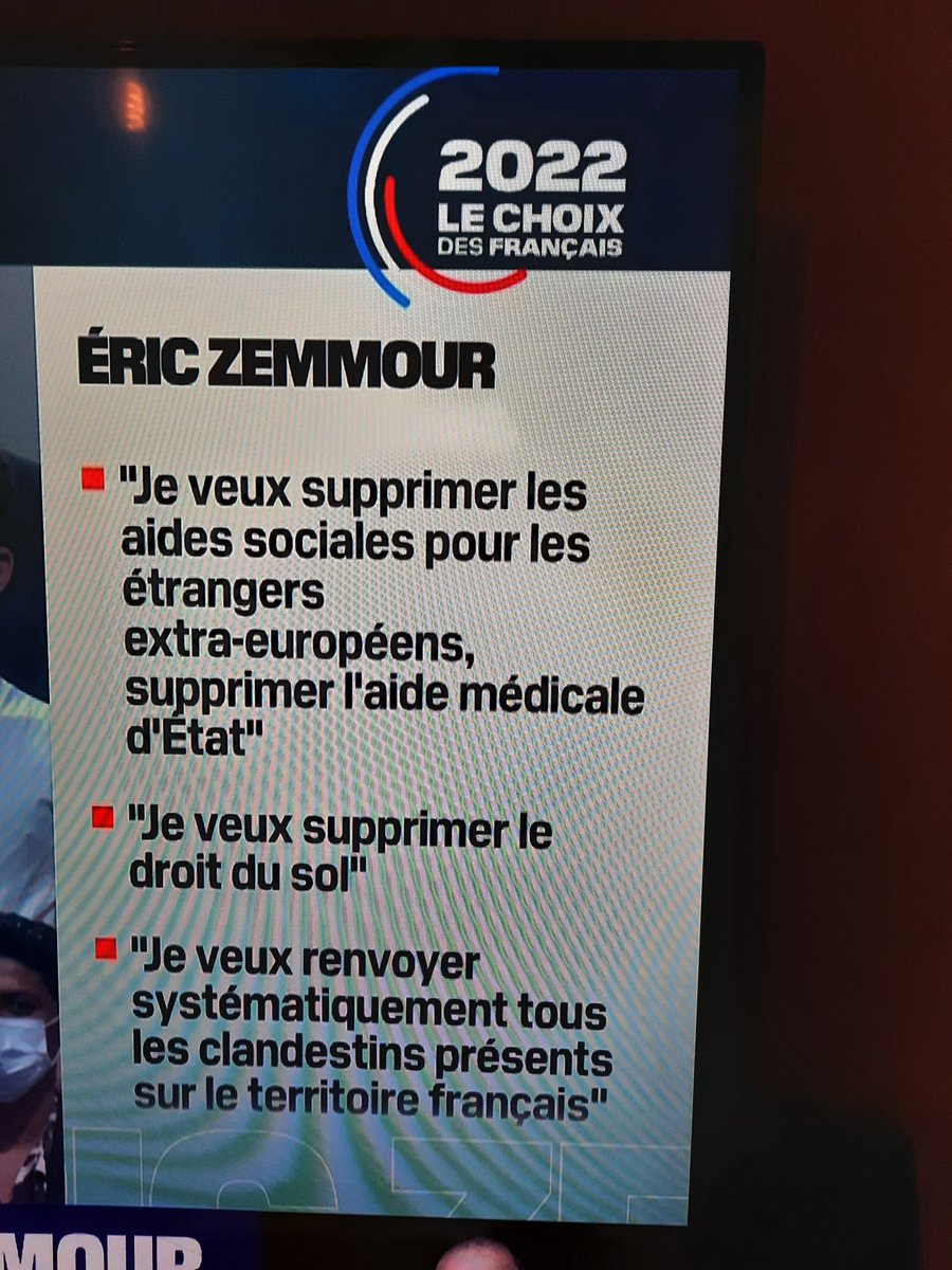 Polo13011's tweet photo. #ZemmourVillepinte #Zemmour #Presidentielle2022
Constitutionnellement impossible
Idéologiquemet aux antipodes du pays des lumières. 
Zemmour est un populiste surfant sur la vague du politique spectacle. https://t.co/z2lFKlIhoa