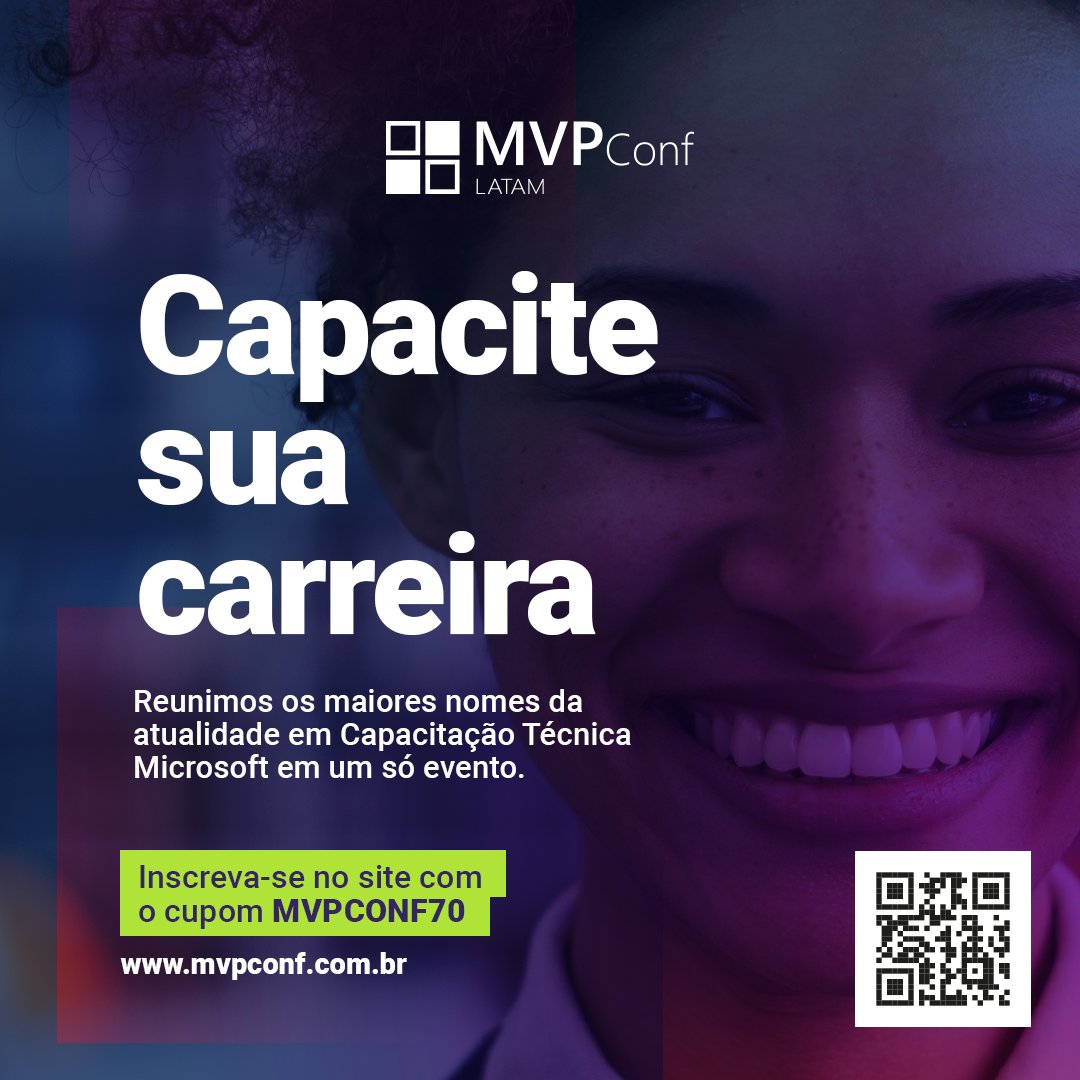 Preparado para dar um up na sua carreira? Faça parte do MVPConf 2021 e capacite-se ainda mais 👊

Inscreva-se agora mesmo 😉

👉 mvpconf.com.br