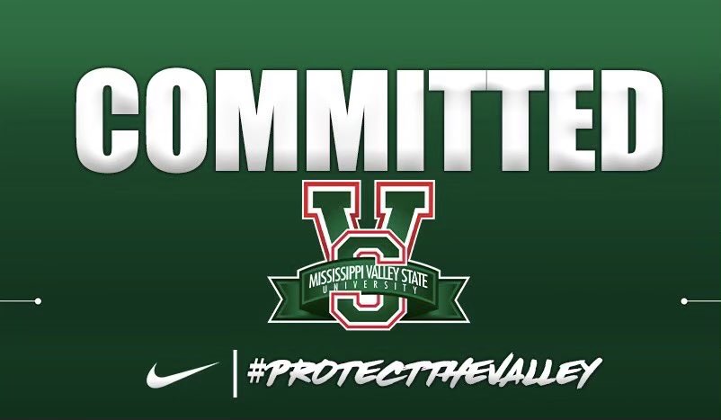 CoachBennettJr's tweet image. Blessed to receive an offer from and announce my commitment to Mississippi Valley State University‼️  @CoachCarlson_OL  @OLCoachGeorge @robin_lee6179