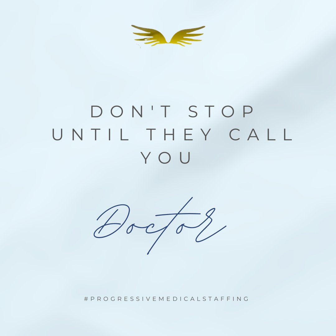 Pr_MedicalStaff's tweet photo. At Progressive Medical Staffing we realize that being a doctor can be extremely difficult.🖤 While the journey seems long and hard at the beginning with perseverance and dedication the rewards at the end last a lifetime. 😇

#angelwithstethoscope #gratitude #respect #doctorlife https://t.co/ndZMFLISaC