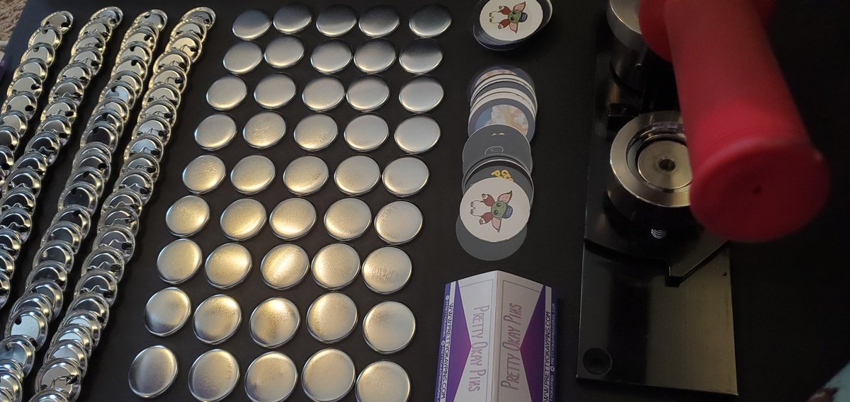 Pressing buttons and magnets this morning!