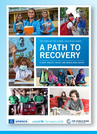 📣 The launch of our joint <a href="/WorldBank/">WorldBank</a> <a href="/UNICEF/">UNICEF</a> <a href="/UNESCO/">UNESCO 🏛️ #Education #Sciences #Culture 🇺🇳</a> Report on the State of the Global #Education Crisis is only 1 day away!

<a href="/UNICEFEducation/">UNICEF Education</a>  <a href="/UNICEFInnocenti/">UNICEF Innocenti</a> <a href="/JaimeSaavedra22/">Jaime Saavedra</a> <a href="/RobertG_Jenkins/">Robert Jenkins</a> <a href="/SteGiannini/">Stefania Giannini</a> <a href="/AJack/">Andrew Jack</a> <a href="/UNESCOstat/">UNESCO Institute for Statistics</a>

ℹ️ Register here: wrld.bg/gcUP50H3JMi