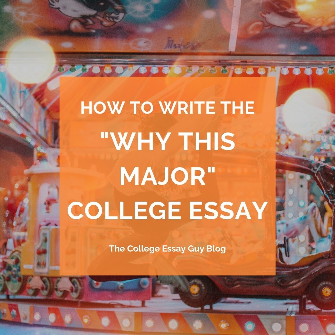 CollegeEssayGuy's tweet image. Tons of colleges require a supplemental essay that essentially asks, “Why do you want to major in what you want to major in?”

Here are my two quick tips on answering this common question: tinyurl.com/y36bbv34 👈