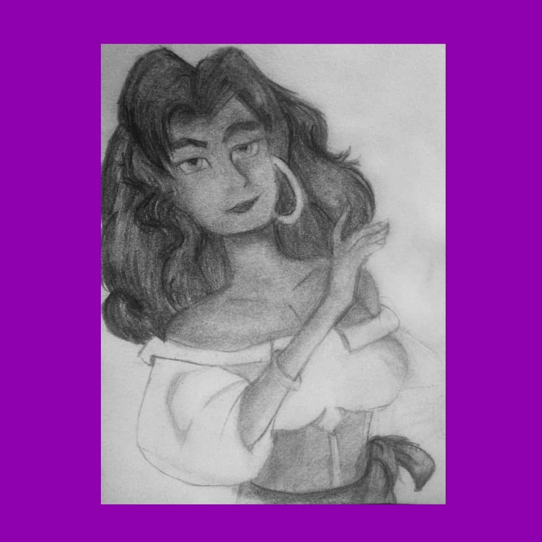 ArtistCanary's tweet photo. #Dibujo #drawings #esmeraldadisney #Esmeralda #Disney #disneycharacters #TheHunckbackofNotreDame  #cartoondrawing #cartoonstyle #creative #grafito #disneylover #ilustration #artist #artwork #artstudent #lapiz #lapizgrafito #edits #art #fanart #Amici21 #BTS #DisneyPlus #HBOMax https://t.co/aKUeVOlTaS