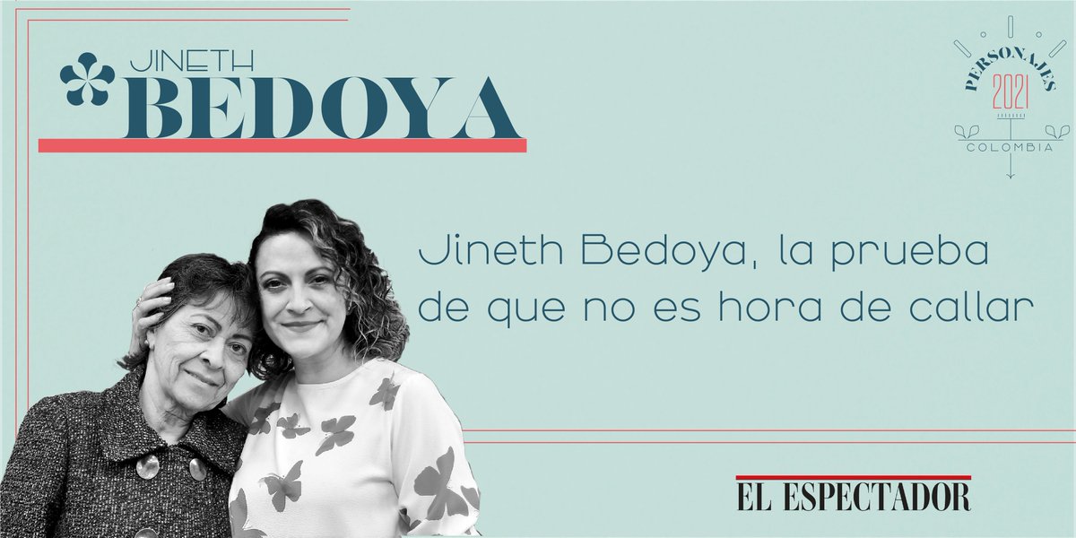 #PersonajesDelAño2021 | “No sentí alegría, únicamente descanso por ella. Ahora hay que esperar que lo anunciado se cumpla”. Lo expresa con serenidad Luz Nelly Lima y habla también por su hija Jineth Bedoya.
ow.ly/LrLx50H3EZ8