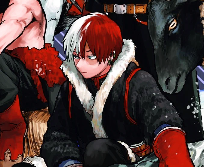 A closer look at Shoto's piercings in good quality. 