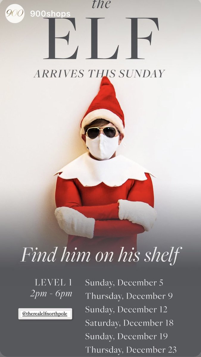 TheRealElfTommy's tweet photo. #TheRealElf arrives today @900shops 2:00PM - 6:00PM ππ #LetsTakeAnElfie πΈ https://t.co/Km0hiPZNGA