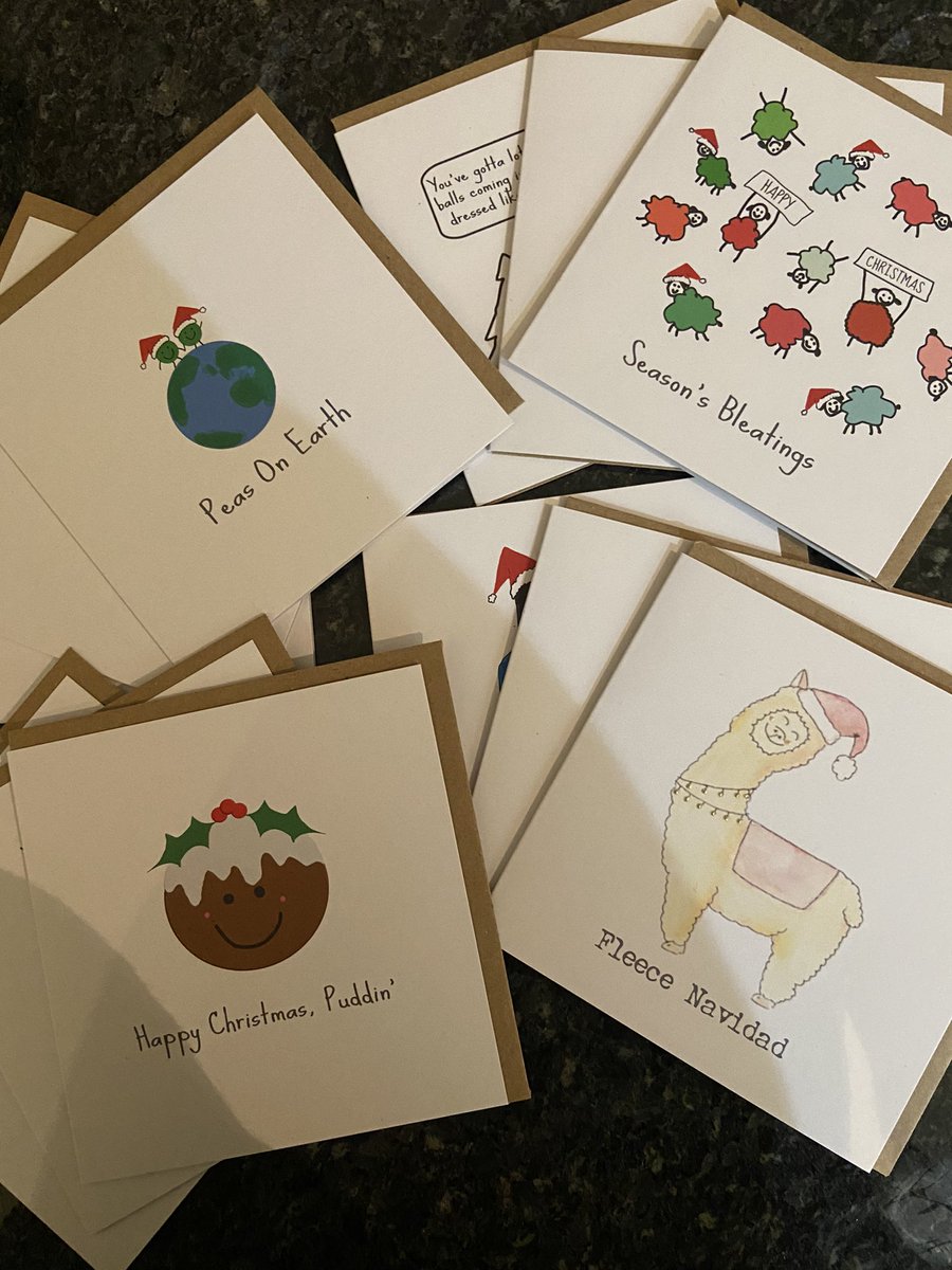 Katie20Percent's tweet photo. For anyone looking for Christmas cards (or any occasion cards) you must check out the fabulous @craftypipsqueak - she never fails to knock it out the park! #SupportSmallBusinesses https://t.co/HUzjWkcnxl
