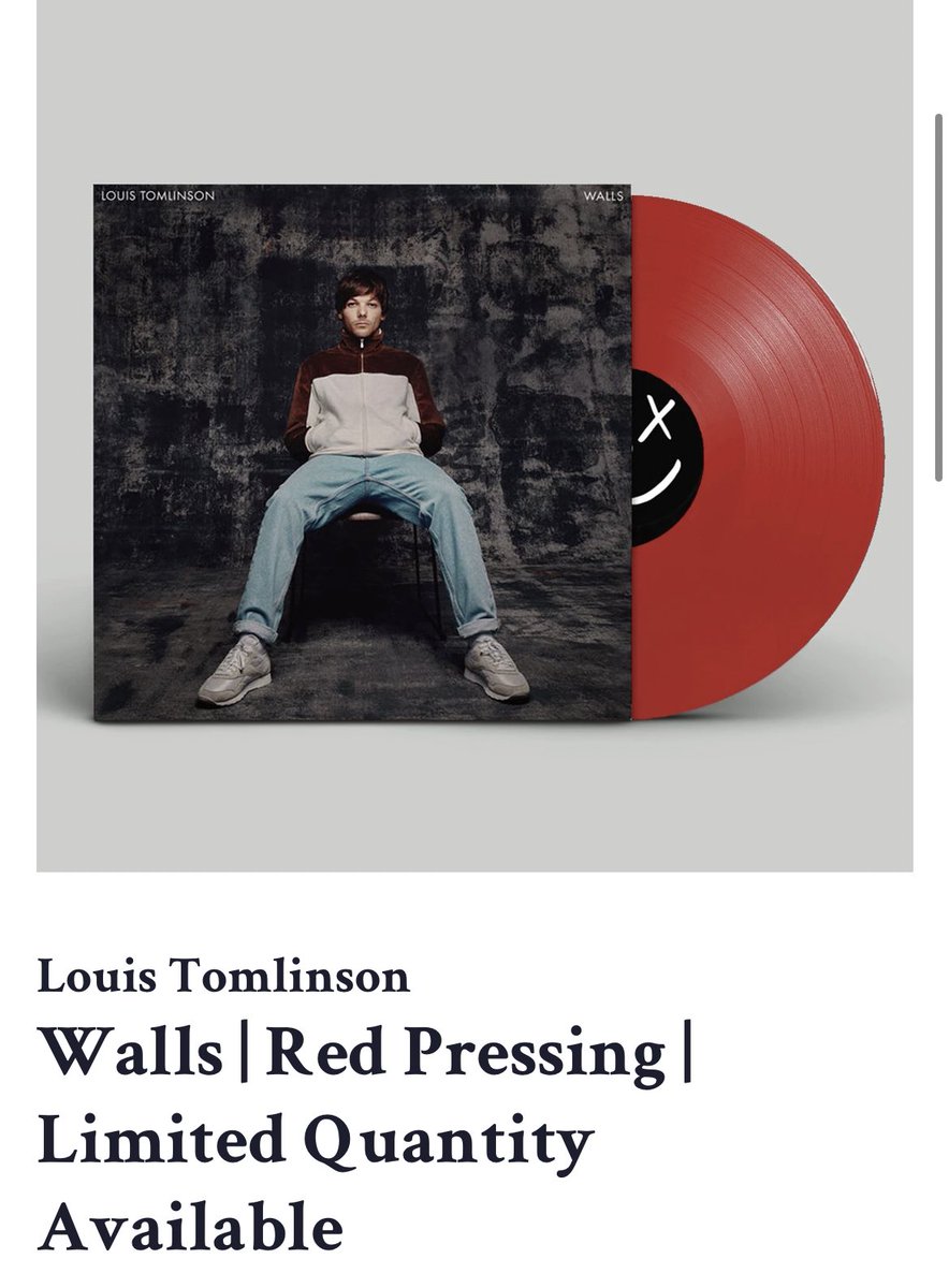 darkpalaces's tweet photo. LOUIS TOMLINSON RED WALLS VINYL GIVEAWAY
happy loucember, as everyone knows i’m doing a giveaway of many louis items all december.
rules-
retweet.
comment your favorite song off of walls.
the giveaway is international.
happy holidays and goodluck everyone 💗 https://t.co/6sBWO0I0rs
