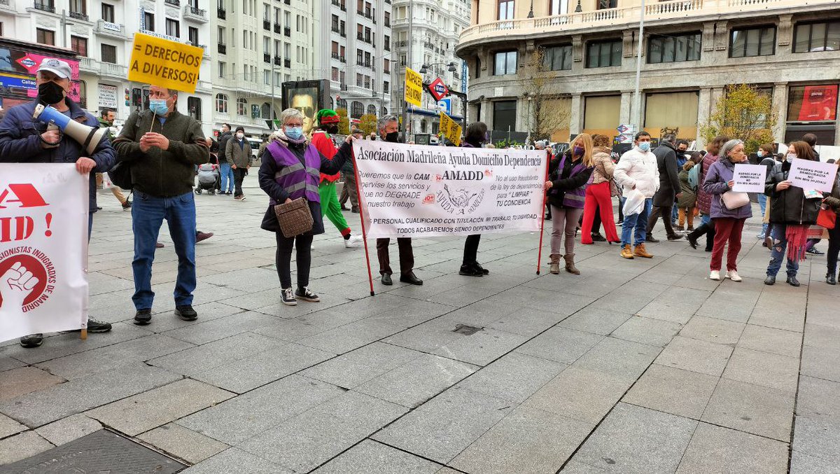 cgtzonasur's tweet photo. MADRID | Concentración en #Callao #Madrid, #4D Día Internacional de la Diversidad funcional.
Las trabajadoras del #SAD también en lucha. #AMADD
#SADEsencialesNuncaMasOlvidadas
#PorTodxs
#ParaTodxs
#XLaDignidadSocial https://t.co/vXRLmnsmgR