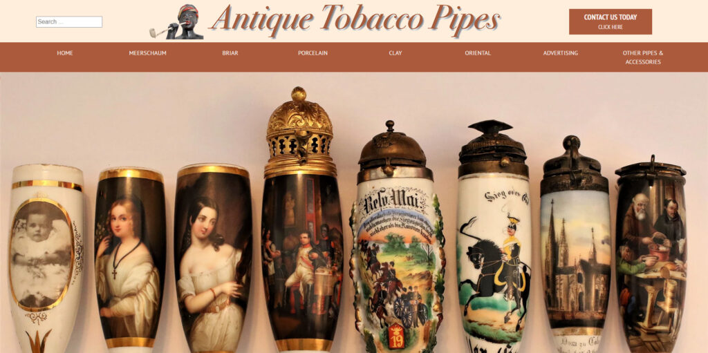 New post (Antique Tobacco Pipes) has been published on DVH Design - dvhdesign.co.uk/portfolio-item…