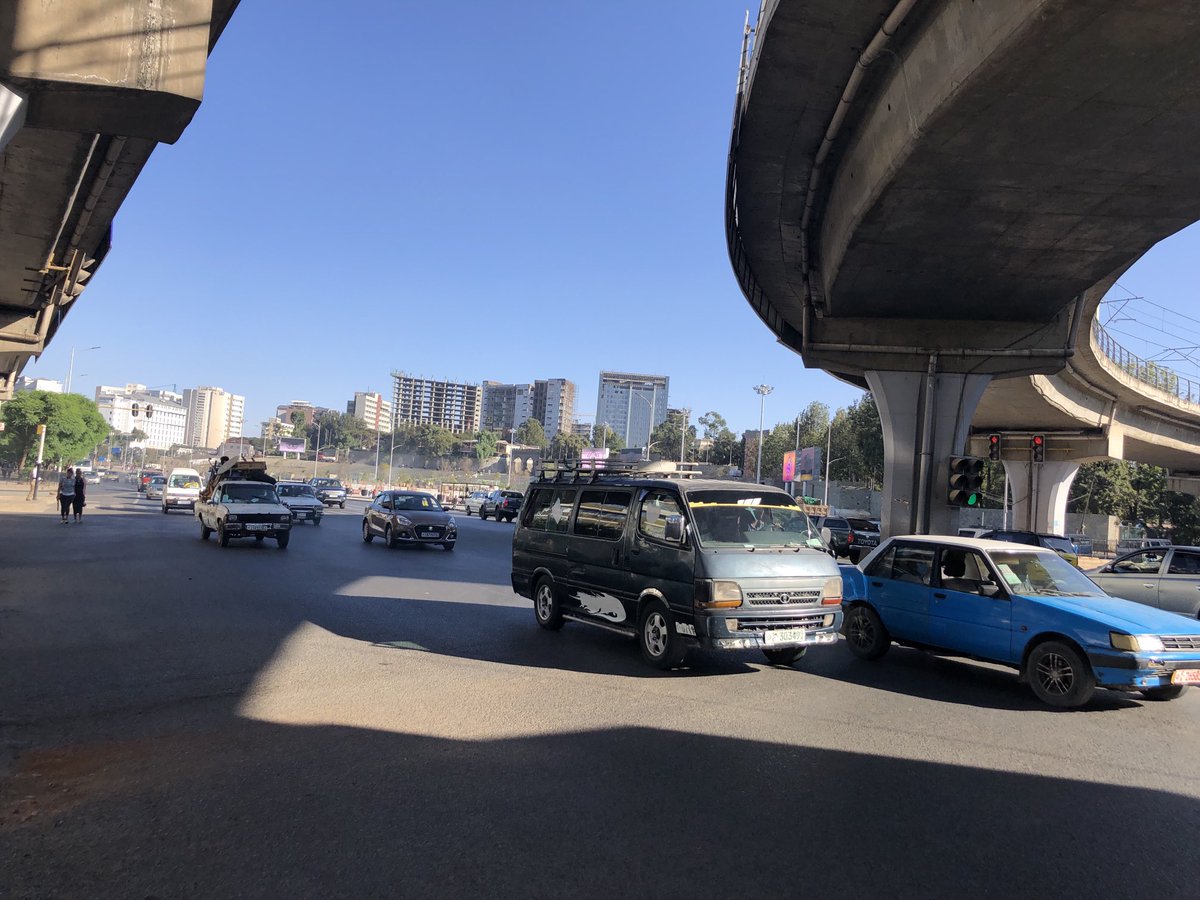 Today, I took a 4 mile walk around #Addis &amp; stopped for a soft drink next to Meskel Square. All is normal. Children playing at Unity Park. #US embassy should immediately stop its psy-war campaign vs #Ethiopia with its disinformation that #Americans must Addis now while they can.