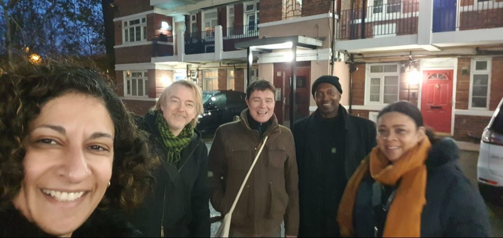 Out in London Bridge &amp; West Bermondsey ward. Speaking to our lovely residents.