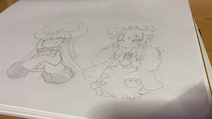 #シオンの書物 
🌙新衣装のシオンちゃん描いてみた〜🌙 