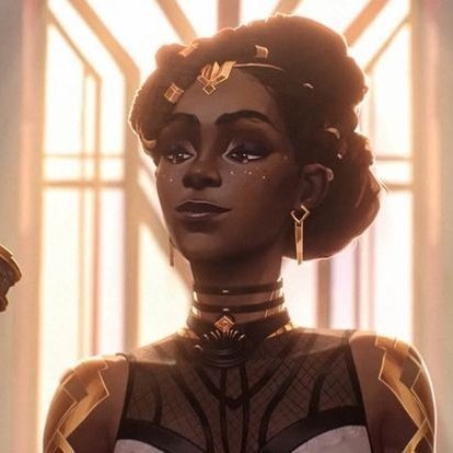 i know a lot of people talk about vi and  caitlyn but let's take a moment to talk about how BEAUTIFUL mel medarda is.....like holy shit #Arcane