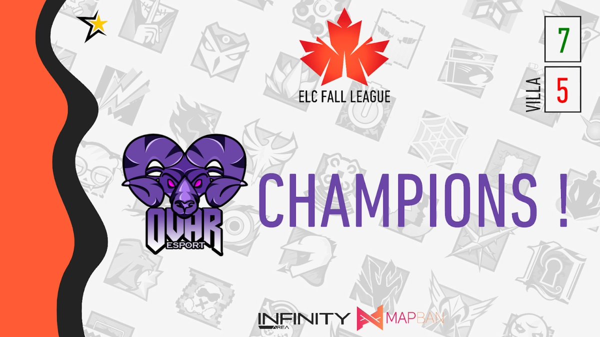 Nos joueurs sont les grand gagnants de cette ELC Fall League ! 😍

Match très très serrer contre <a href="/venasty_esport/">Venasty</a>, un énorme GG à votre équipe, ainsi qu'aux équipes qu'on à croiser lors de ce tournois ❤️

Que d'émotions ! 
#OvarBooké 🐐 #VagueOVAR 💜🖤