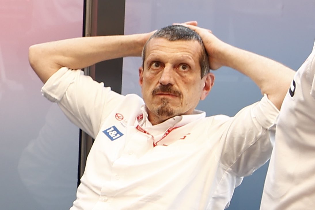 HaasF1Team's tweet photo. Mood 😑 https://t.co/TQYpFf3kPY