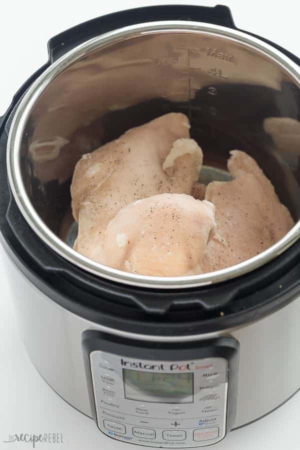 How to Cook Frozen Chicken Breasts in the Instant Pot (pressure cooker)