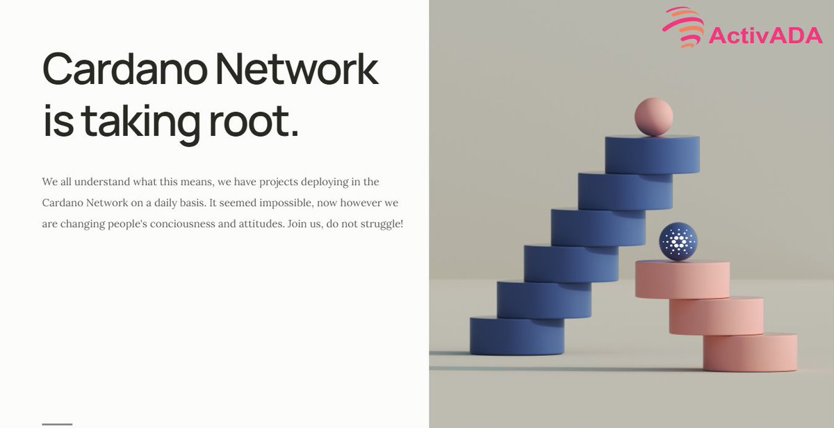 Cardano is unstoppable.

#Cardano #CardanoCommunity #CardanoFamily #cardanofeed <a href="/Cardano247/">Cardano 24/7</a> <a href="/CardanoFeed/">Cardano Feed ($ADA)</a> <a href="/CardanoNation/">Cardano Nation</a> <a href="/BiddulphScott/">𝒜𝓂𝑒𝓇𝒾𝒸𝒶𝓃 𝐵𝒾𝓀𝑒𝓇</a> <a href="/slippyvex/">Slippy 🆙</a> <a href="/CryptoIRELAND1/">Darren ☘🇮🇪</a> #CryptoNews #cryptocurrecy #Cryptos #blockchain #BlockchainMadeEasy