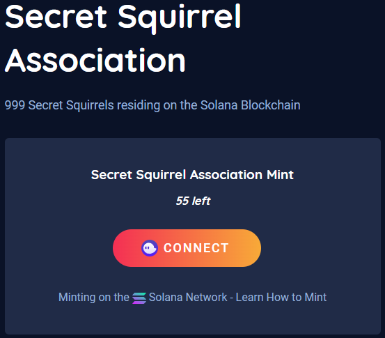 SSA_NFT's tweet photo. 94.4% SOLD OUT ⏰

ONLY 55 SQUIRRELS REMAIN 🐿️

https://t.co/qgRlhlVW8j 🔥 https://t.co/Gi6Ker1B2w