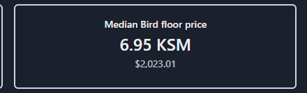 jakerumbles's tweet photo. 👀Wooooow #Kanaria floor price just jumped up a lot🤑
$RMRK $KSM https://t.co/FsN6morOrT
