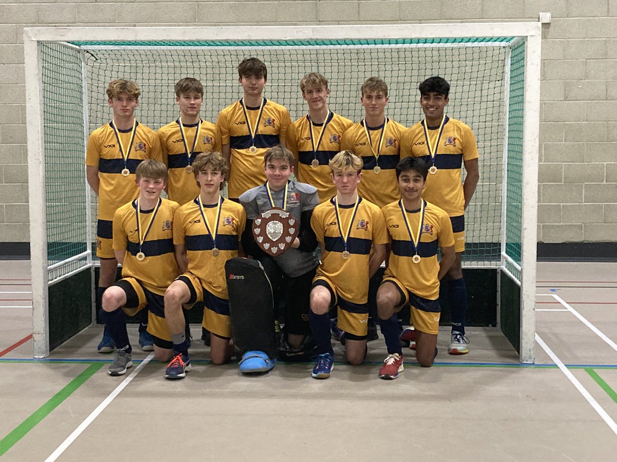 ipswichsport's tweet photo. The U18 Boys Hockey Indoor team progress through to the National finals, after winning the Regional Finals today. Well done boys! https://t.co/sBq95QrYYs