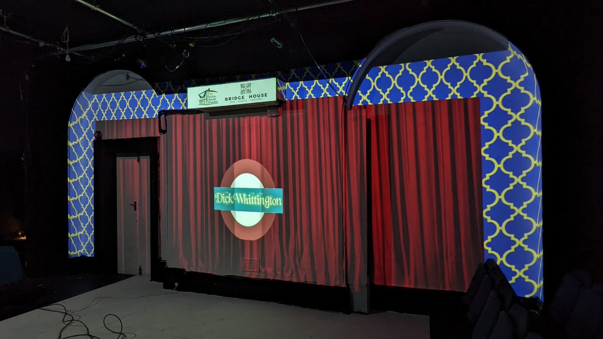 PengeTheatre's tweet photo. #projection #tech #rehearsal for #DickWhittington we open in 5 days link in bio for tickets
https://t.co/nTegb0ikFE
#pantomime #pub #theatre #SleepingBooty https://t.co/QIFrGa12H7