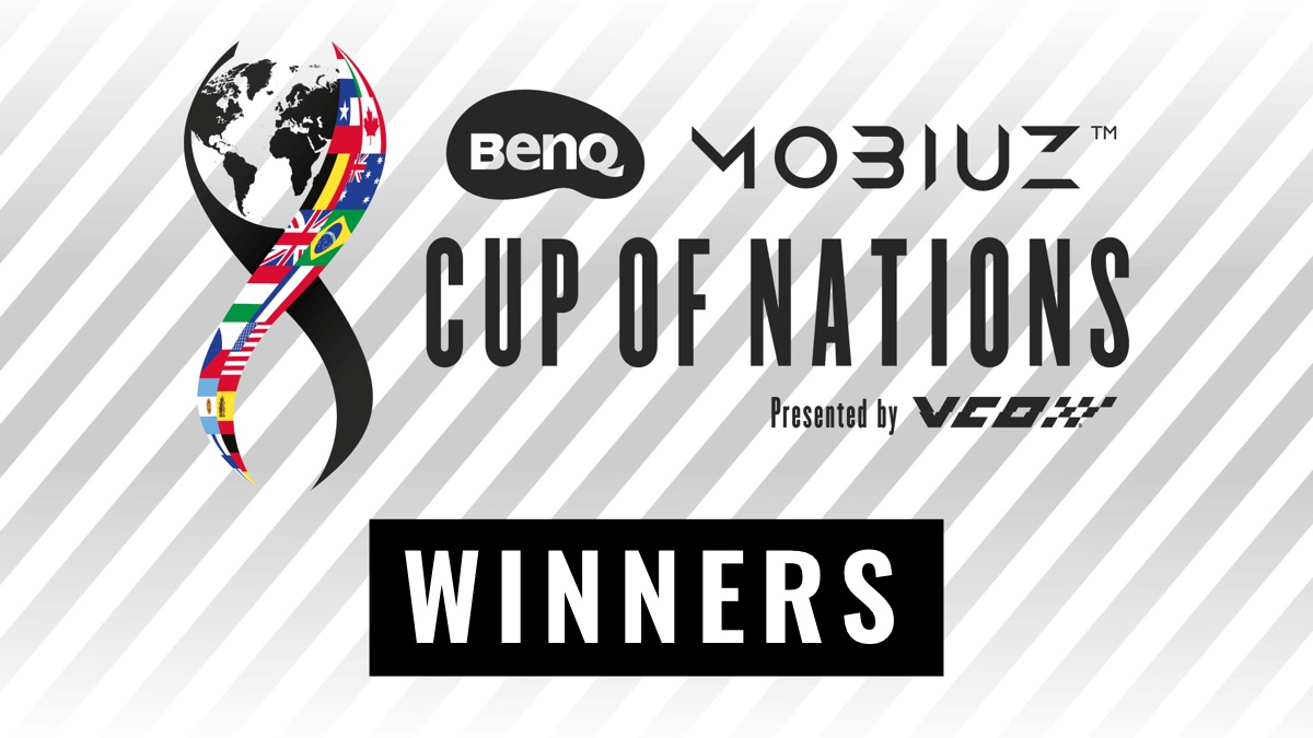 vcoesports's tweet photo. They did it again!

Team Germany 🇩🇪 with @maxbenecke11, @PatrikHolzmann, @CDambietz &amp; @AlexThiebe win the BenQ MOBIUZ Cup of Nations presented by VCO!

🏆🏆🏆🏆 Congratulations!

🇩🇪🇵🇹🇬🇧🇳🇴🇨🇿🇭🇺🇳🇱🇯🇵 
🇫🇷🇺🇸🇪🇸🇮🇹🇦🇺🇵🇱🇷🇺🇧🇪 

#vcoesports @iRacing @RaceSpotTV @WilliamsEsports https://t.co/NEUbGsAsZE