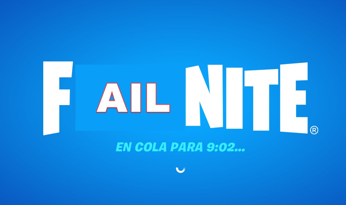 IsraJGarcia's tweet photo. #FAILNITE #Fortnite #FortniteChapter3 #Epicgames an epic nigthmare for PC players... 4 hours waiting with this starting screen... https://t.co/VUedsw6DAg