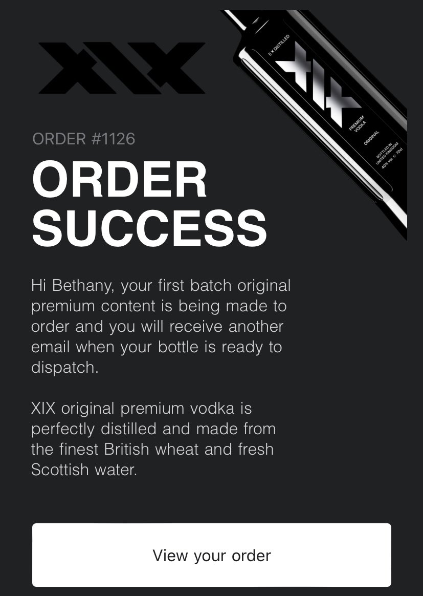 bethanyxkear's tweet photo. @xixvodka copped 1 minute into the launch🥳 https://t.co/nCZMfVostj